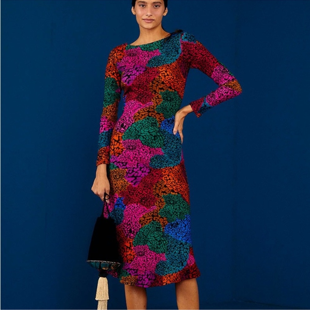 FARM Rio Colorful Long Sleeve Dress